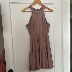 3/$15 Altar’d State mauve high-neck dress with a circle skirt